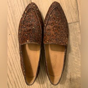 Madewell pony hair pointed toe loafers great used condition.